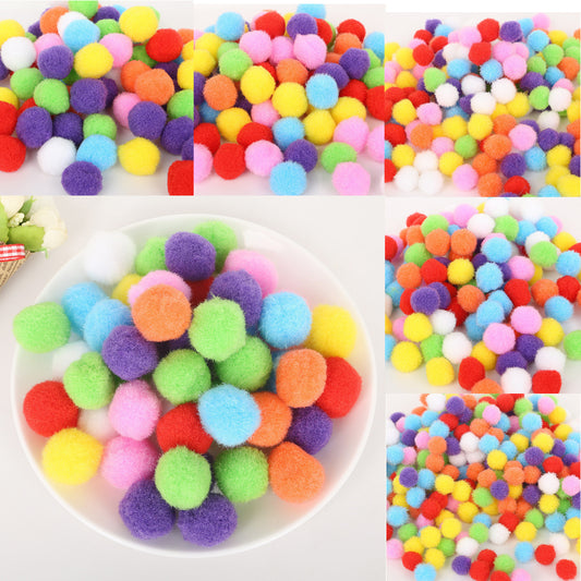 Assorted Colored Pom Poms DIY