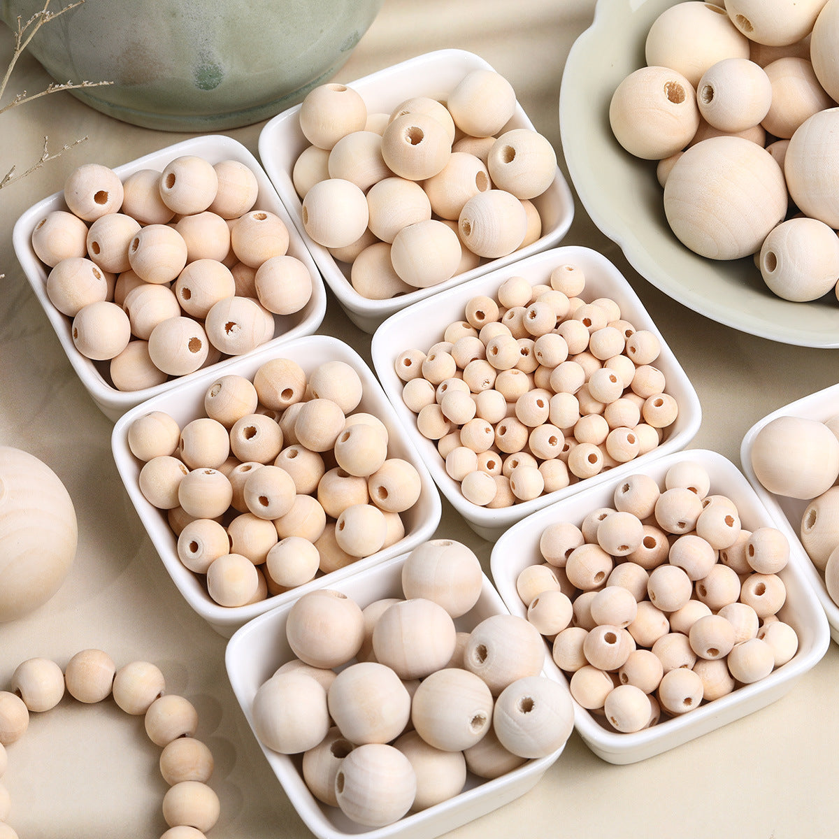 Wooden Beads Mixed Assorted Shipment