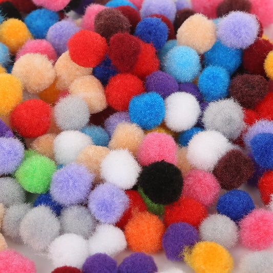 Assorted Colored Pom Poms DIY