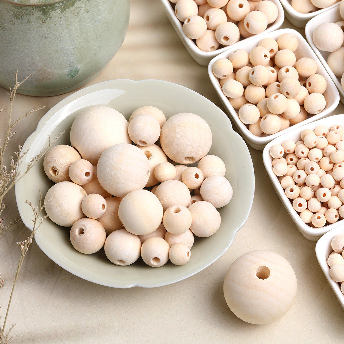 Wooden Beads Mixed Assorted Shipment
